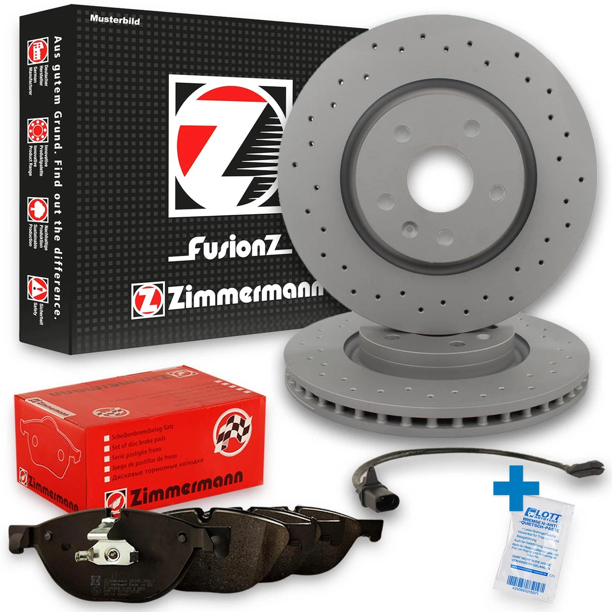 Найкращі гальмівні колодки та диски Zimmermann для Ford Focus IV (HN)