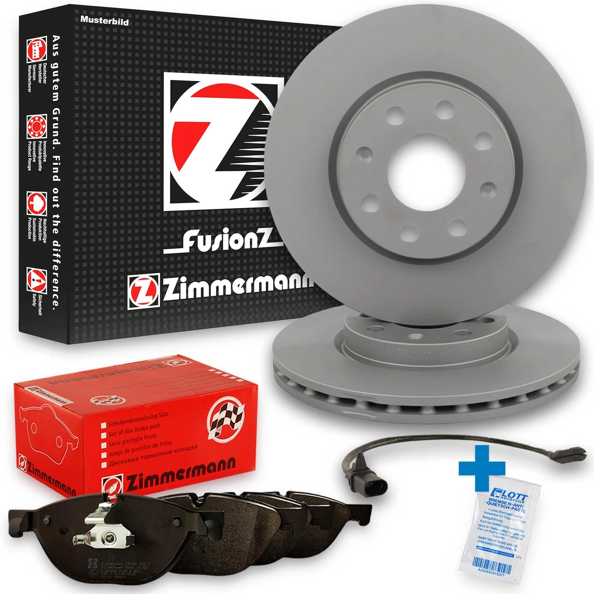 Найкращі гальмівні колодки та диски Zimmermann для Ford Focus IV (HN)