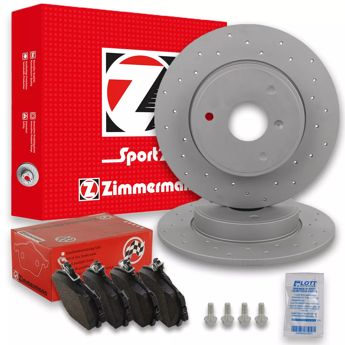 Гальмівні колодки та диски Zimmermann для SUZUKI GRAND VITARA II: безпека та якість