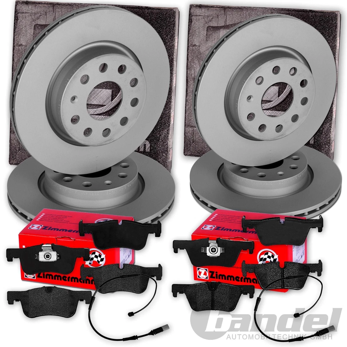 Гальмівні диски та колодки Zimmermann для BMW 2 купе (F22, F87) Гальмівні диски та колодки Zimmermann для BMW 2 купе (F22, F87)