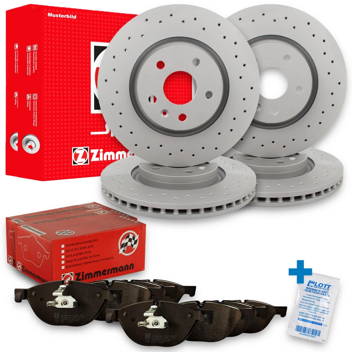 Otto-Zimmermann гальмівні диски та колодки для Mitsubishi Sp