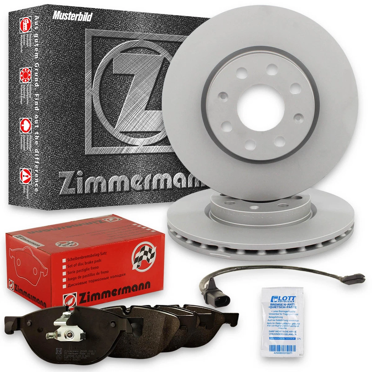 Найкращі гальмівні диски та колодки Zimmermann для FIAT PANDA