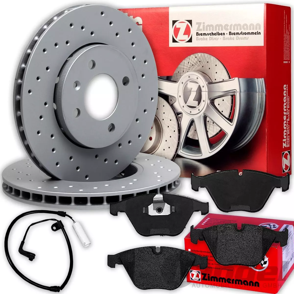 Гальмівні диски та колодки Zimmermann для BMW 2 купе (F22, F87) Гальмівні диски та колодки Zimmermann для BMW 2 купе (F22, F87)